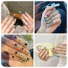 48Pcs 12 Styles Alloy Rhinestone Cabochons MRMJ-TA0001-45D-9