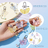 Butterfly Acrylic Pendant Decoration HJEW-TAC0056-4