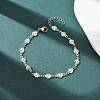 304 Stainless Steel Chain Bracelets BJEW-P376-04P-3