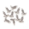 Tibetan Style Alloy Cowboy Boot Charms LS-X-TIBEP-20076-AS-LF-1