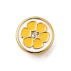 925 Sterling Silver Enamel European Beads STER-Z013-07P-09-1