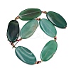Natural Banded Agate Beads Strands G-F825-H01-02B-3