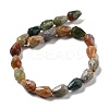 Natural Indian Agate Beads Strands G-P520-B22-01-3
