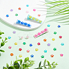 300Pcs 10 Colors Opaque Acrylic Cabochons PACR-PH0001-05-6