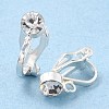 Brass Clip-on Earring Findings LS-KK-C219-01S-2