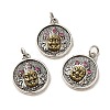 Brass Pendants KK-K357-02AS-1