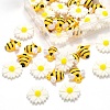 50Pcs 2 Style Resin Cabochons CRES-LS0001-02-3