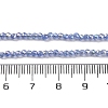 Transparent Electroplate Glass Beads Strands EGLA-H107-01A-AB04-2