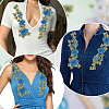 Flower Embroidery Sewing Fiber DIY-WH0888-894-5