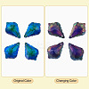 4Pcs Glass Pendants GLAA-TA0004-30-4