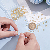 120Pcs Brass Wire Guardian and Protectors KK-UN0004-82-3