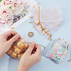 50Pcs Gold Stamping Moon & Star Organza Drawstring Gift Storage Bags OP-BBC0001-03A-01-3