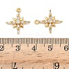 Brass Micro Pave Cubic Zirconia Pendants KK-A281-13C-G-3