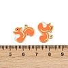 304 Stainless Steel Enamel Pendants STAS-P415-24G-3