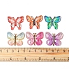 40Pcs 2 Styles Printed Translucent Acrylic  Pendants MACR-FS0002-04-5