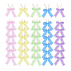 50Pcs 5 Colors Polyester Bowknot Gift Box Packing Decorations HJEW-PH02112-6