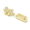 Rack Plating Brass Pave Cubic Zirconia Slide Charms KK-G464-05G-3