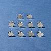 10Pcs 201 Stainless Steel Stud Earring Findings with Hole EJEW-FS0001-14C-9