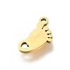 201 Stainless Steel Charms STAS-R132-12G-2