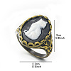 Alloy with Resin Finger Rings FS-WGE901F-04-6