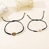 2Pcs Alloy Rhinestone Charm Bracelets for Women PW-WG418ED-04-1