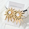 304 Stainless Steel Stud Earrings EJEW-Z084-17G-1