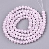 Electroplate Glass Beads Strands EGLA-A034-J6mm-A03-2