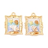 Alloy Enamel Pendants FIND-M060-01G-1
