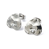 Non-Tarnish 304 Stainless Steel Stud Earring Findings STAS-L024-003P-01-1