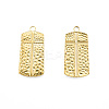 Ion Plating(IP) 201 Stainless Steel Pendants STAS-N098-235LG-1