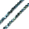Electroplated Synthetic Non-magnetic Hematite Beads Strands G-A234-G03-01H-1