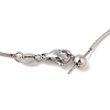 304 Stainless Steel Snake Chain Necklace STAS-M065-20P-2