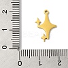 5Pcs 201 Stainless Steel Pendants STAS-Z068-04G-3