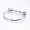 304 Stainless Steel Bangles BJEW-P222-14P-3