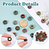 18Pcs Natural Indian Agate European Beads G-DC0001-58-4