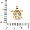 Rack Plating Brass with Cubic Zirconia Pendants KK-Q017-01C-G-3