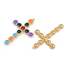 304 Stainless Steel Colorful Enamel Pendants STAS-P410-03G-2