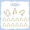 120Pcs Brass Wire Guardian and Protectors KK-UN0004-82-4
