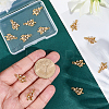 14Pcs Brass Micro Pave Cubic Zirconia Pendants KK-BBC0022-14-3