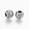 316 Surgical Stainless Steel European Beads STAS-F195-128P-08-2