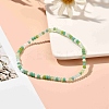 Faceted Round Glass Beads Stretch Bracelet for Teen Girl Women BJEW-JB07072-04-4