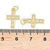 Brass Micro Pave Cubic Zirconia Pendants KK-C162-091G-3