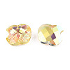 96Pcs Electroplated Transparent Glass Charms EGLA-N006-071-6