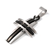 304 Stainless Steel Pendants STAS-H330-17BP-2