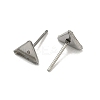 Tarnish Resistant Earring Cabochon Settings 304 Stainless Steel Ear Studs Blank Settings STAS-Q170-11-2