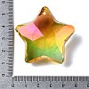 Electroplated Glass Pendants X-GLAA-G122-05B-3