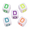 Opaque Acrylic Enamel European Beads AC-ACBA1794-04D-1
