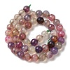 Dyed & Heated Natural Dragon Veins Agate Beads Strands G-P539-A01-01-3