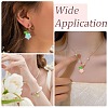 60Pcs 6 Colors Glass Pendants PALLOY-CJ00062-7