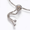 Adjustable Brass Bolo Bracelets BJEW-G593-11P-B-3